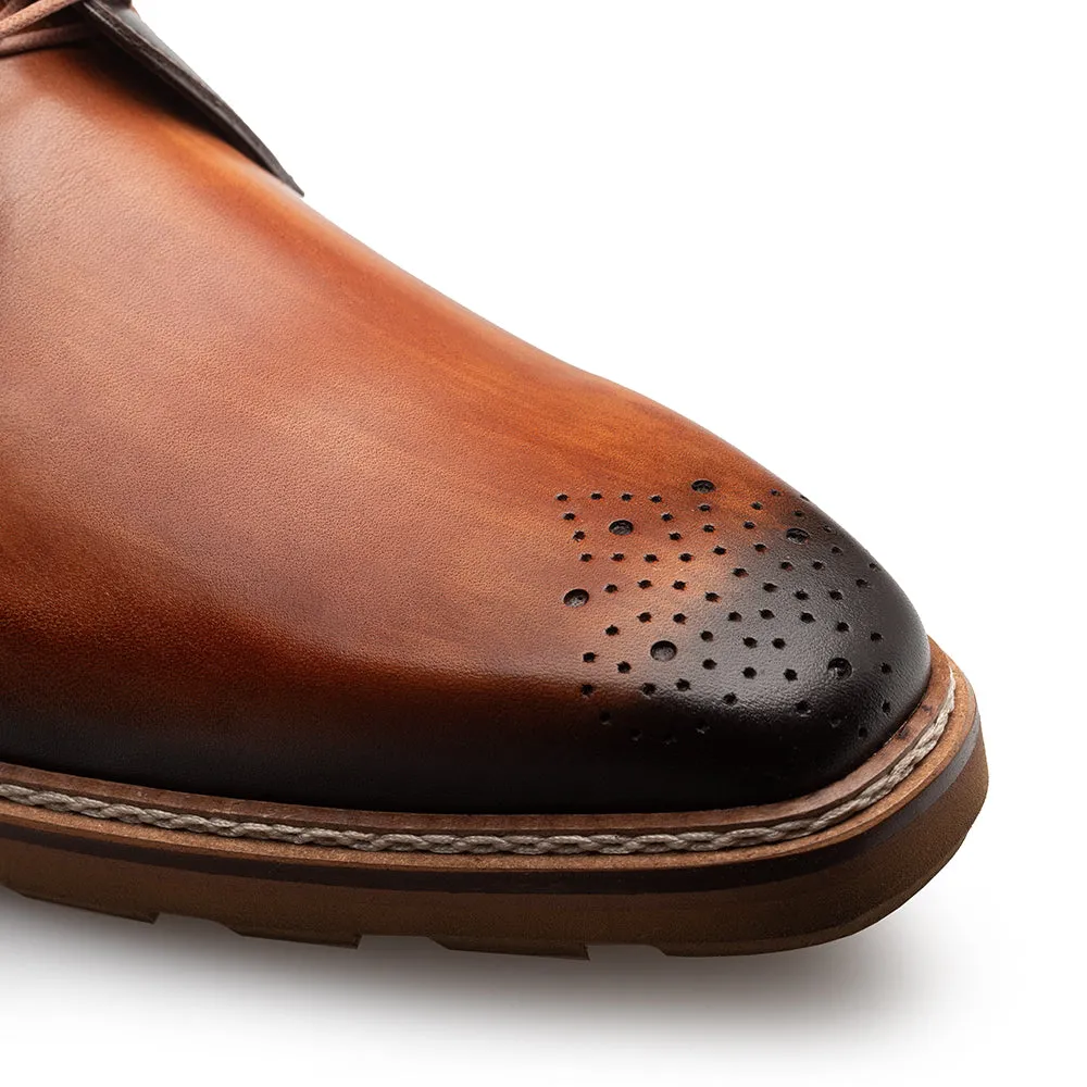 Lug Sole Medallion Derby