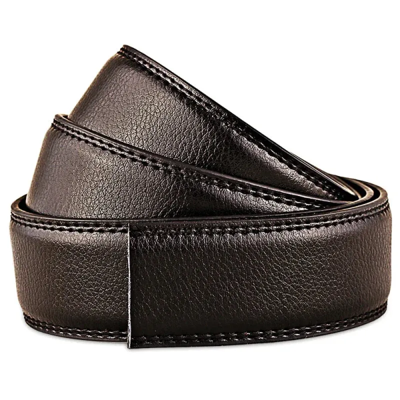 Luxury No-Buckle Leather Belt