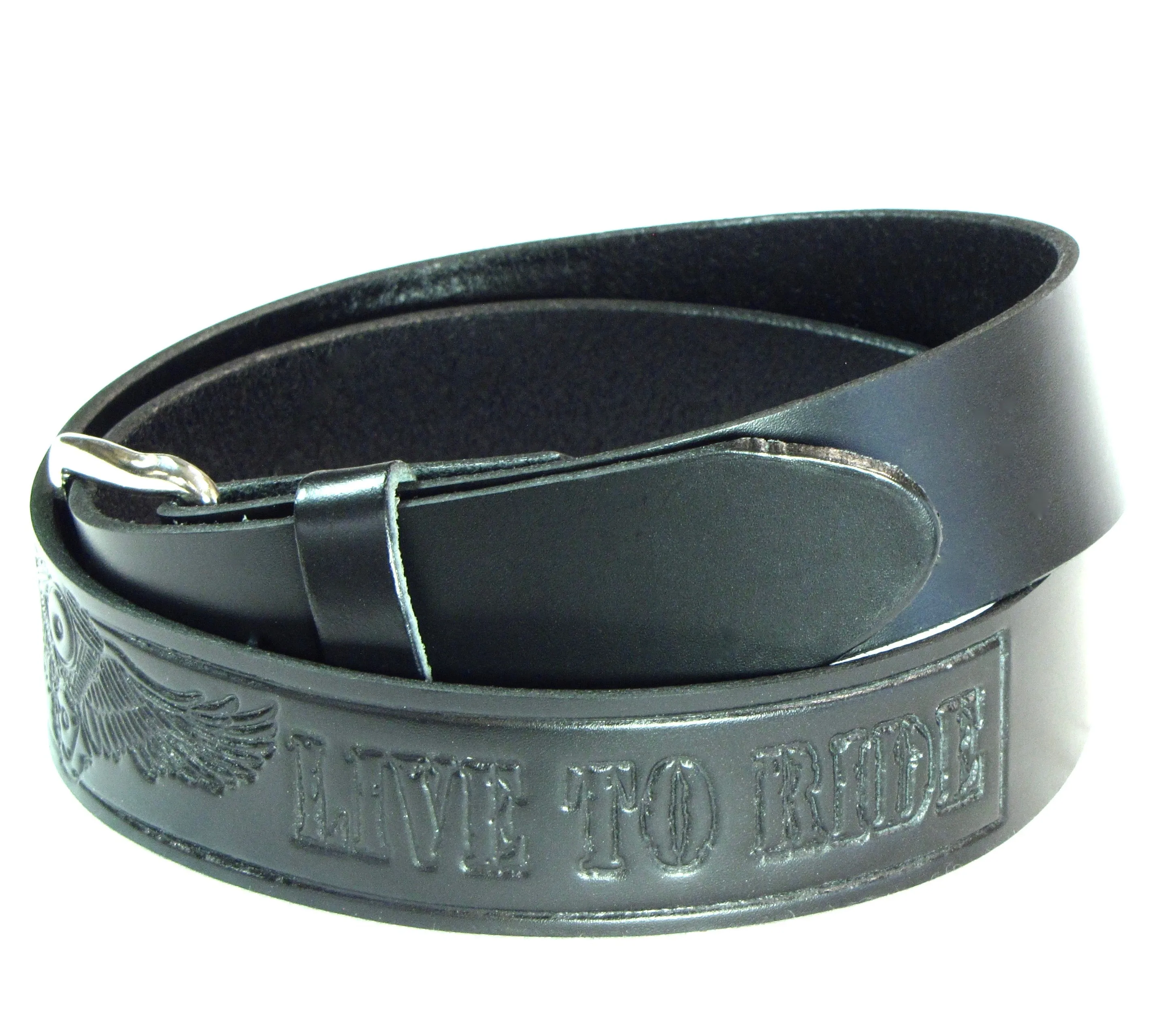 M259  1 1/2" Belt- Ride to Live/Wing