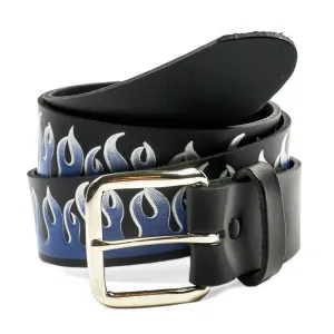 M282  1 1/2" Belt- Blue Flame