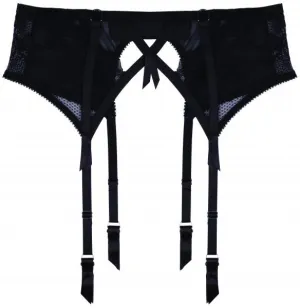 Madame X Suspender Belt - Black -