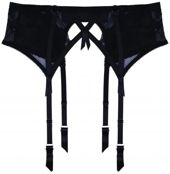 Madame X Suspender Belt - Black -