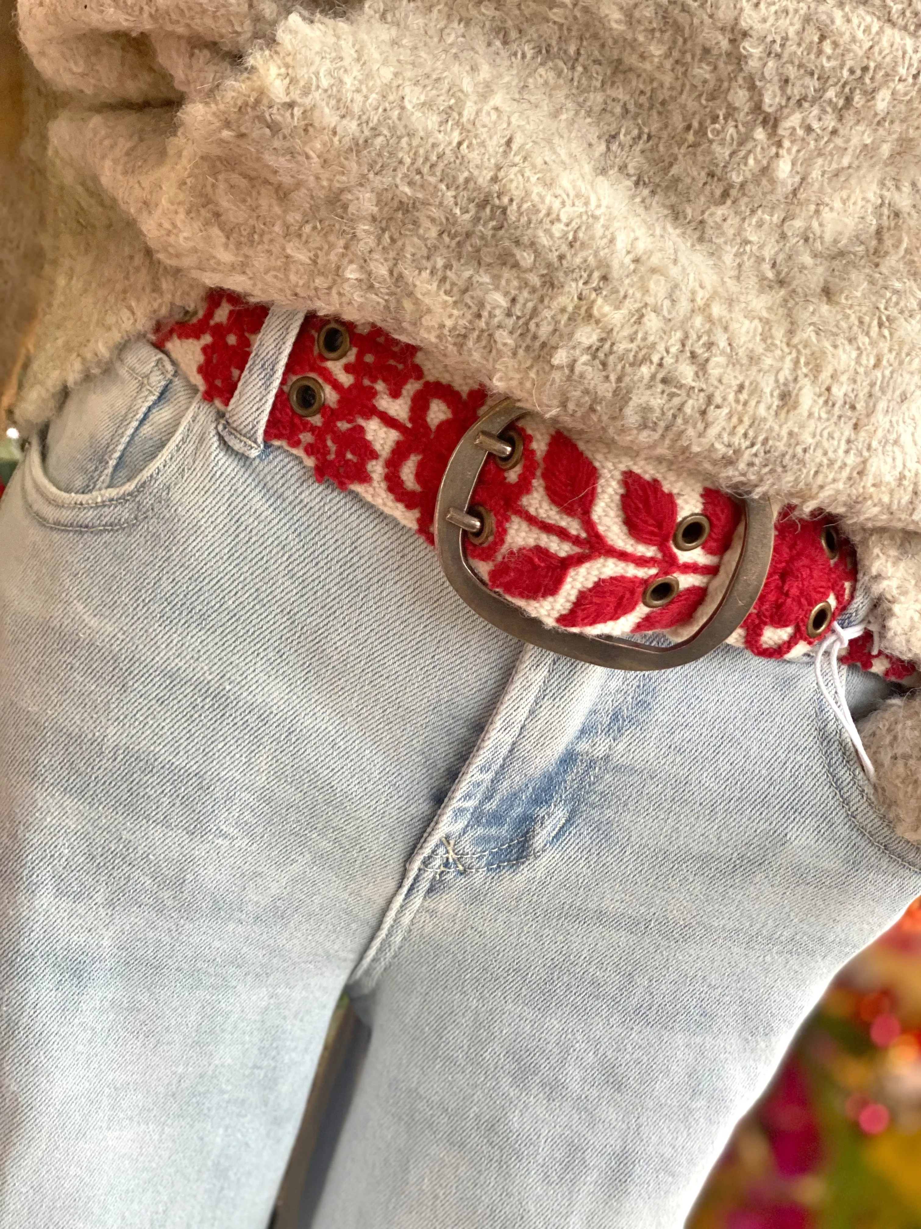 Madeline Parks Embroidered Belts - Asst.