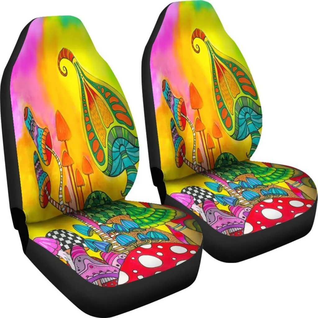 Magic Mushroom Car Seat Covers