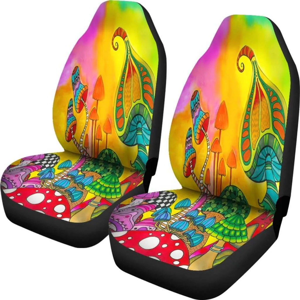 Magic Mushroom Car Seat Covers