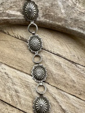 Magnifica Scalloped Concho Lariat Belts & Buckle