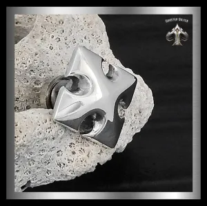Maltese Cross Concho Sterling Silver 10.5MM
