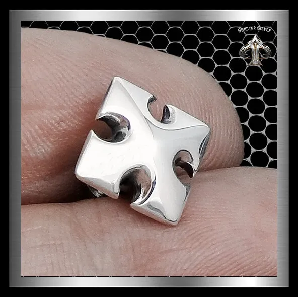 Maltese Cross Concho Sterling Silver 10.5MM