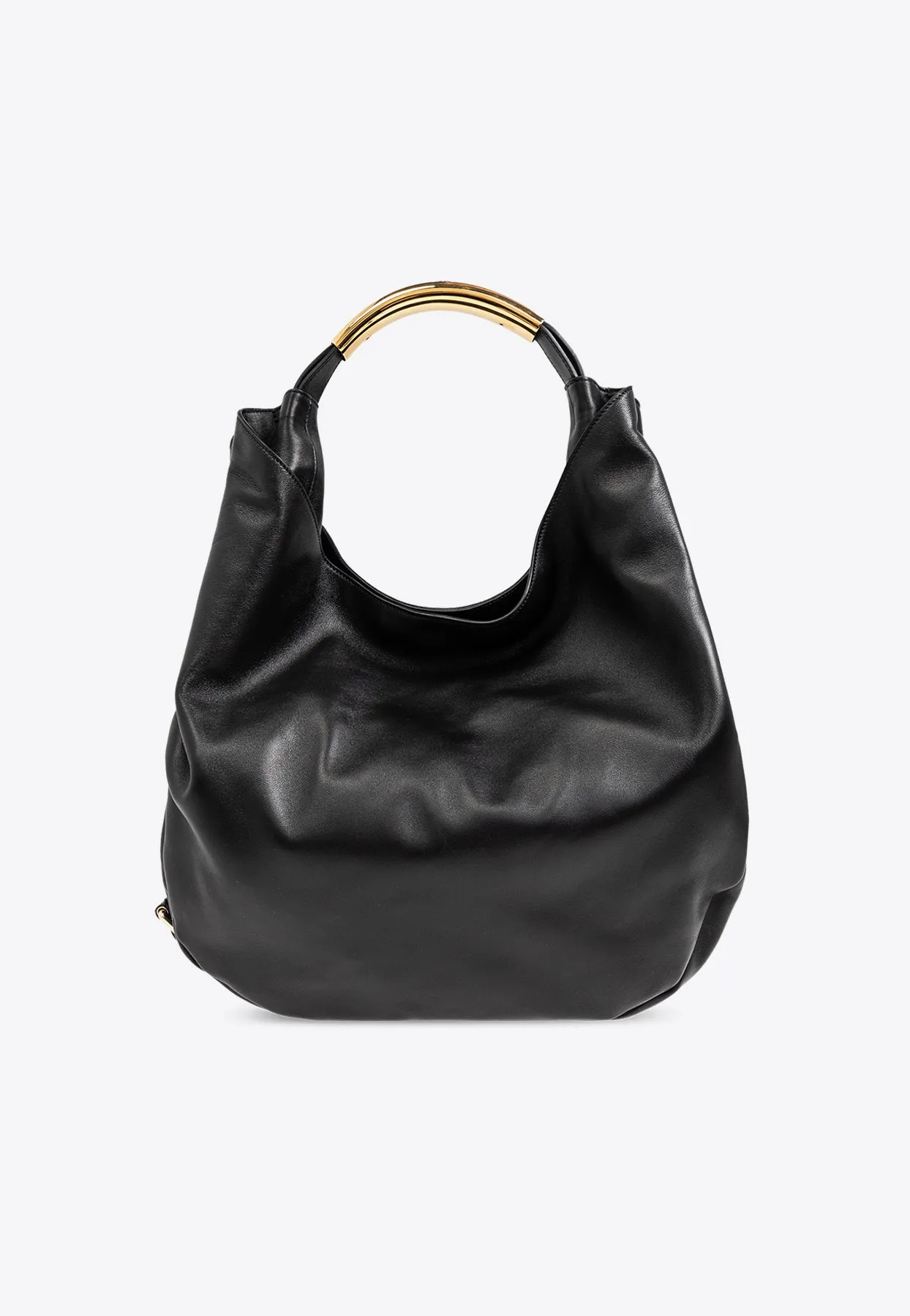 Medium Handle Me Leather Hobo Bag