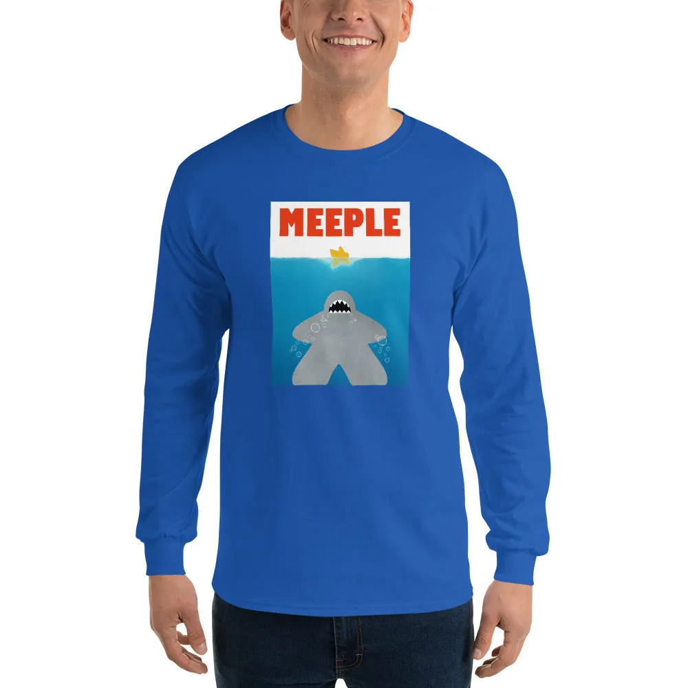 Meeple Shark Attack Longsleeve T-Shirt