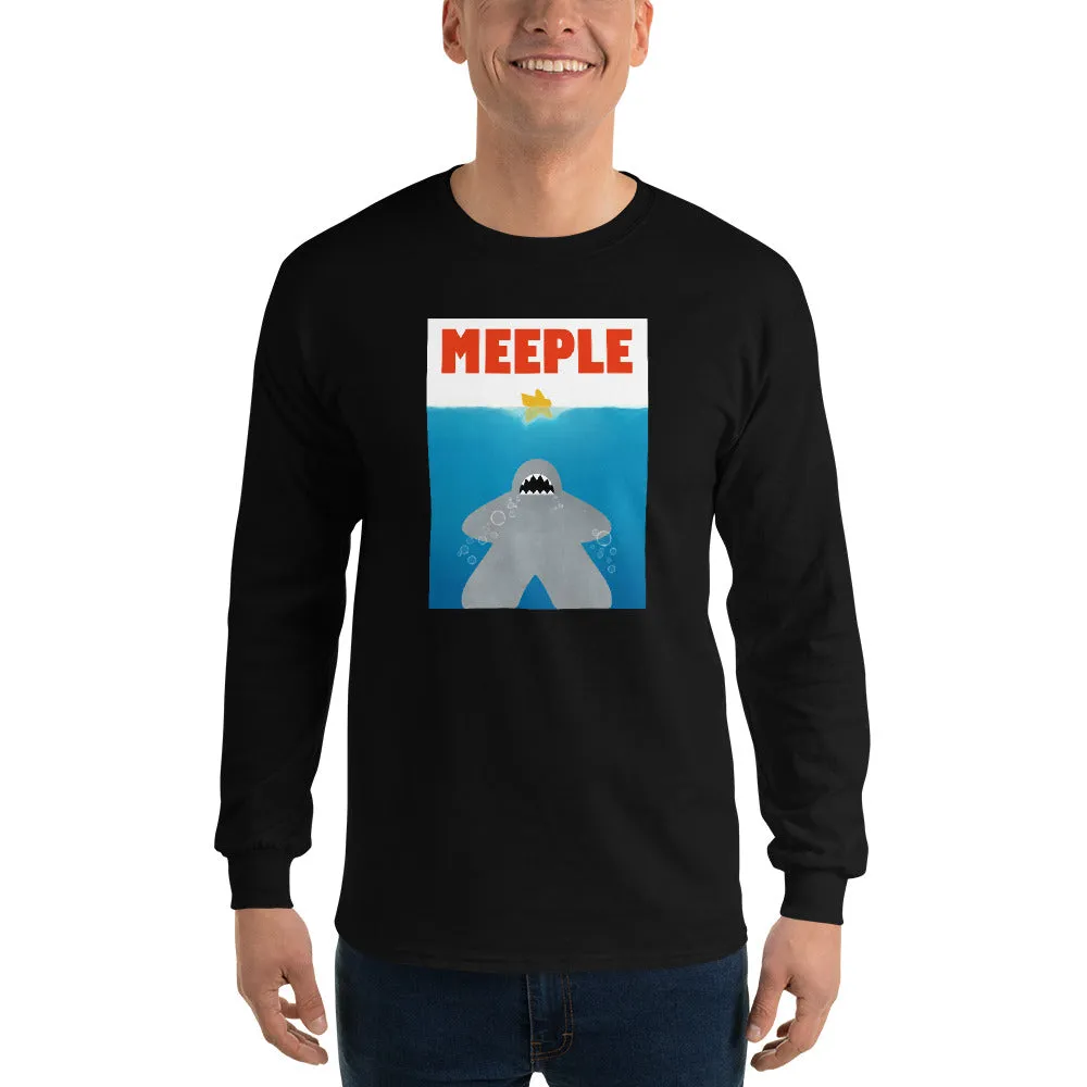 Meeple Shark Attack Longsleeve T-Shirt
