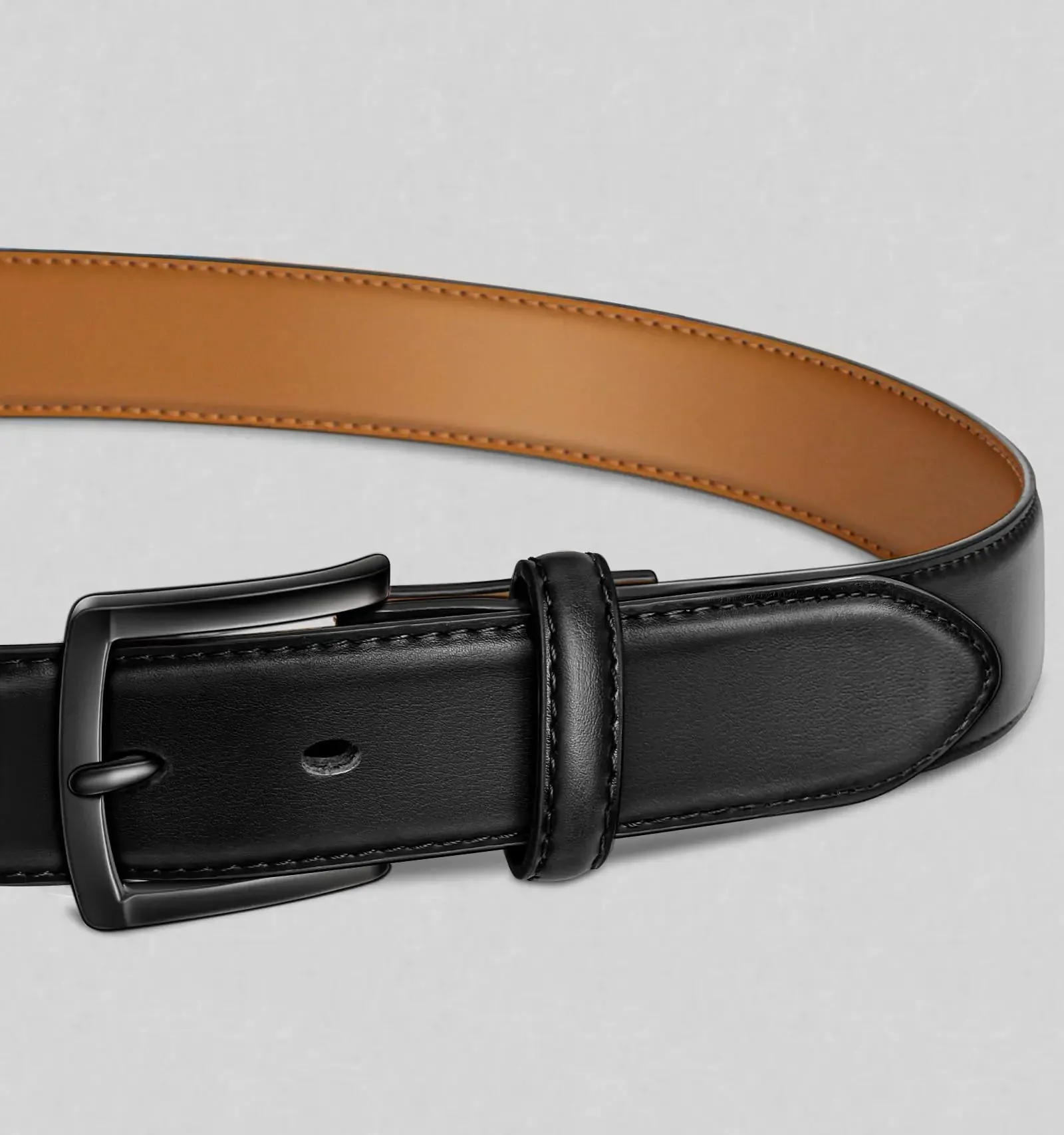 Men Belt 2Pack – Genuine Leather Belt