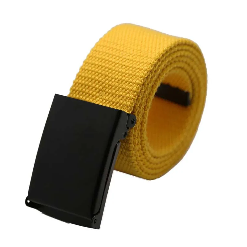 Men Belt Fashion Unisex Army Tactical Waist Belt Jeans Male Casual Luxury Canvas Webbing Waistband