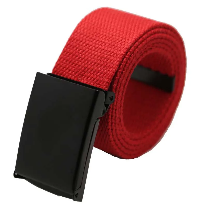 Men Belt Fashion Unisex Army Tactical Waist Belt Jeans Male Casual Luxury Canvas Webbing Waistband