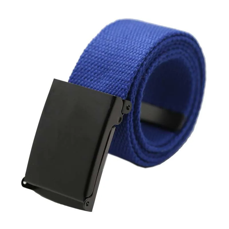 Men Belt Fashion Unisex Army Tactical Waist Belt Jeans Male Casual Luxury Canvas Webbing Waistband
