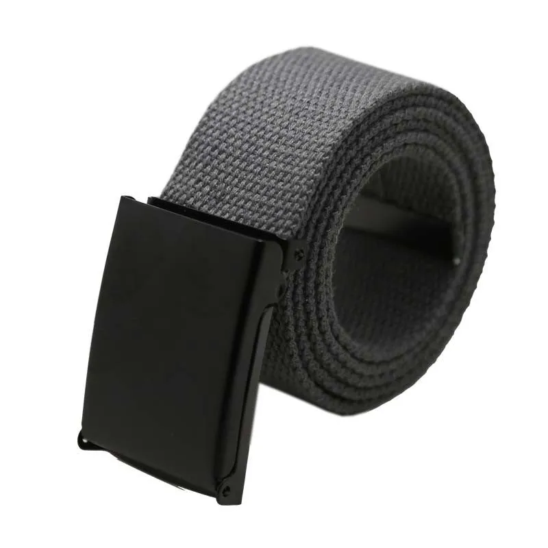 Men Belt Fashion Unisex Army Tactical Waist Belt Jeans Male Casual Luxury Canvas Webbing Waistband