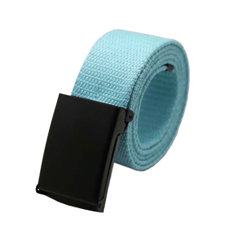 Men Belt Fashion Unisex Army Tactical Waist Belt Jeans Male Casual Luxury Canvas Webbing Waistband