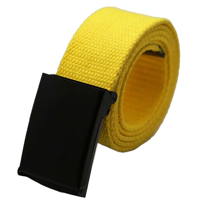 Men Belt Fashion Unisex Army Tactical Waist Belt Jeans Male Casual Luxury Canvas Webbing Waistband