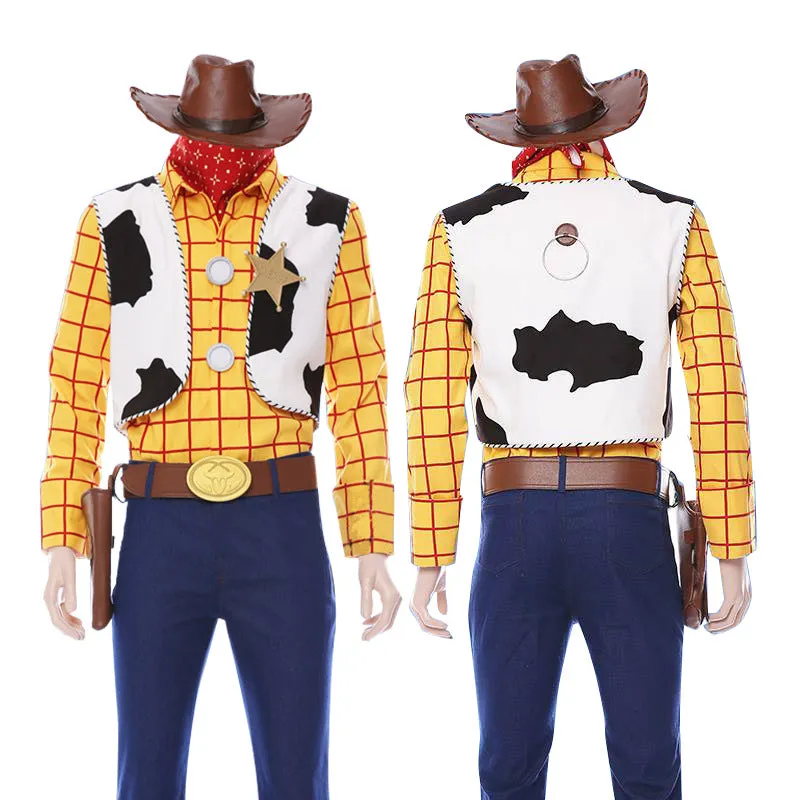 Men Woody Cosplay Costume