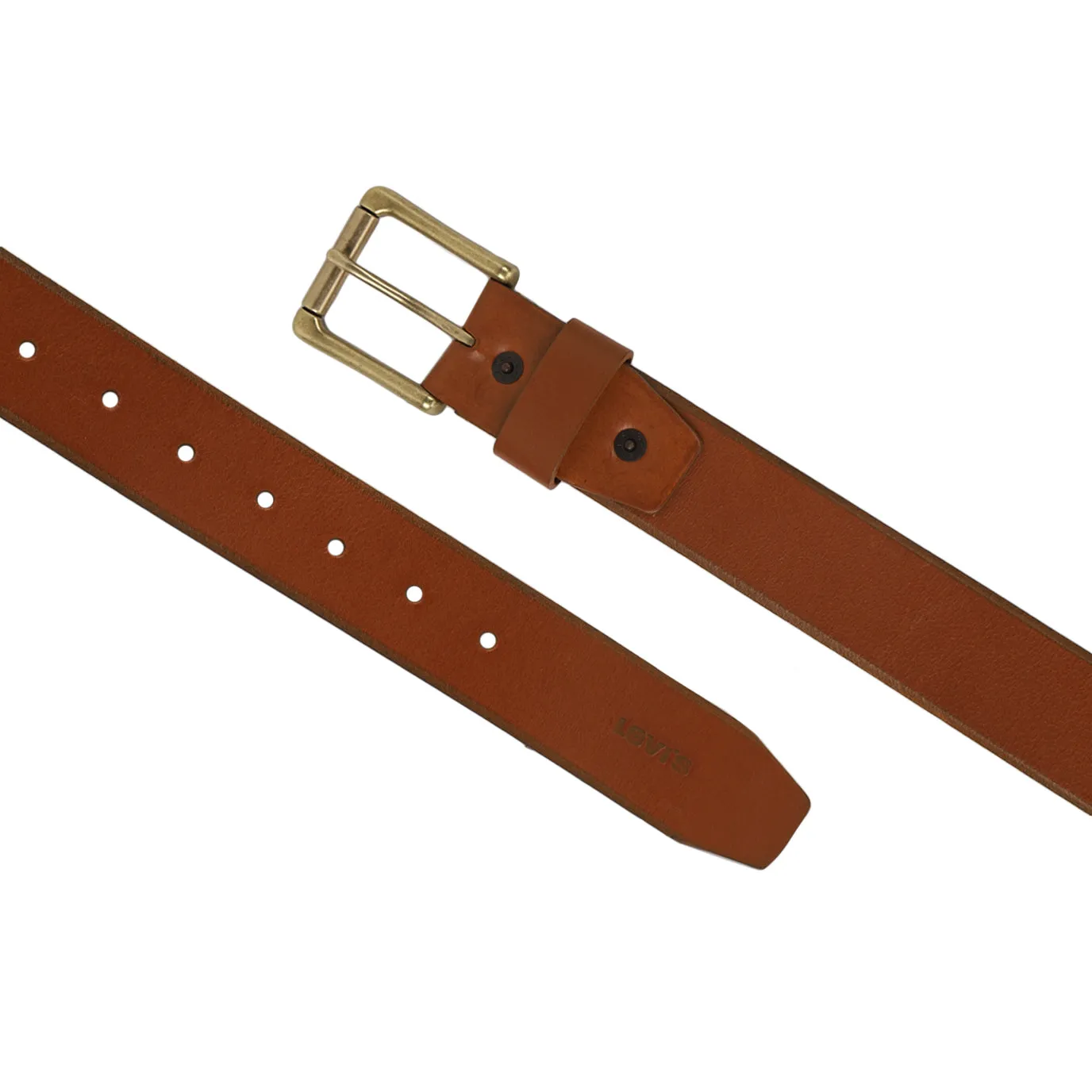 Men's Brown Solid Belt