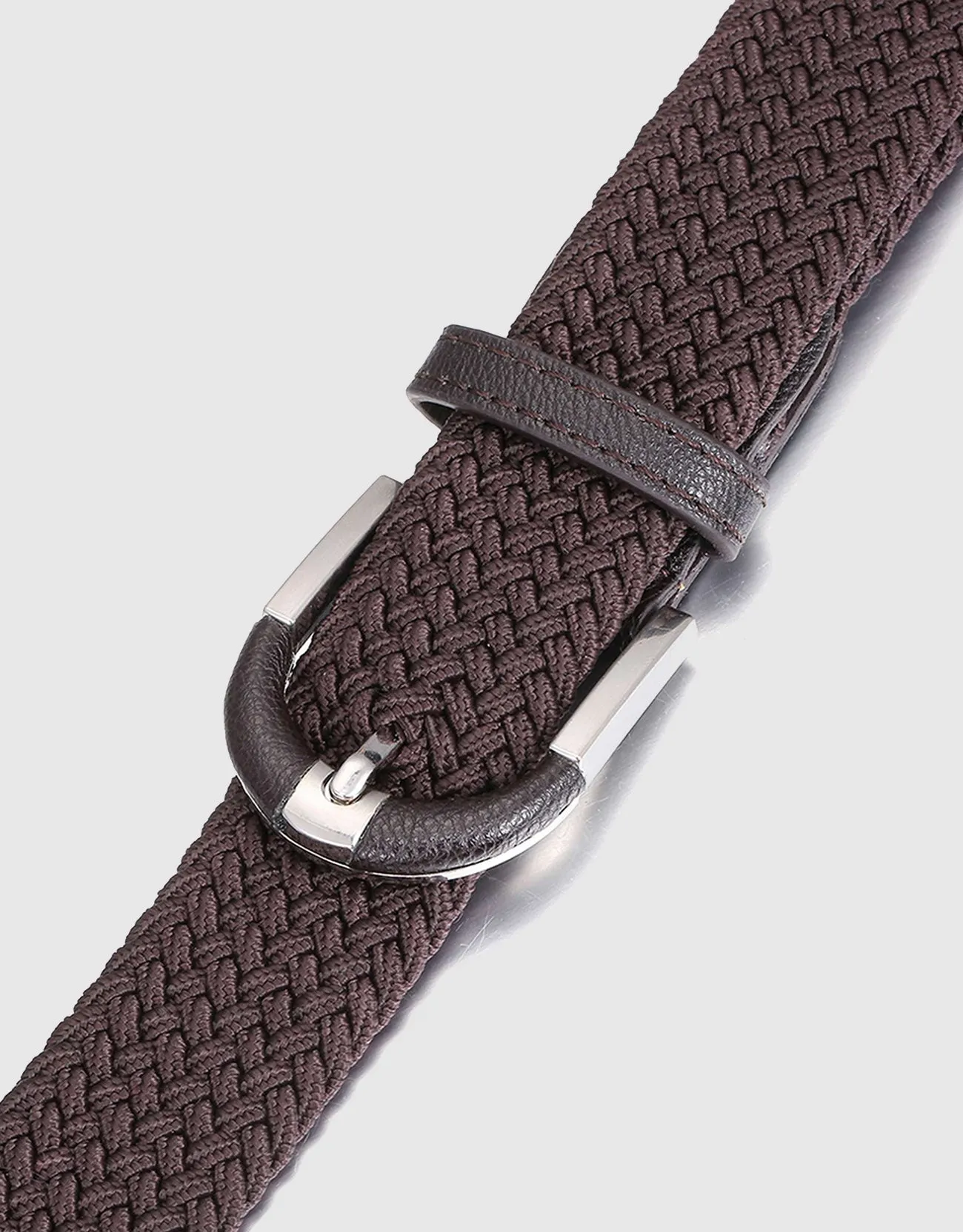 Men's Hopsack Weave 2- Pack Elastic Belt