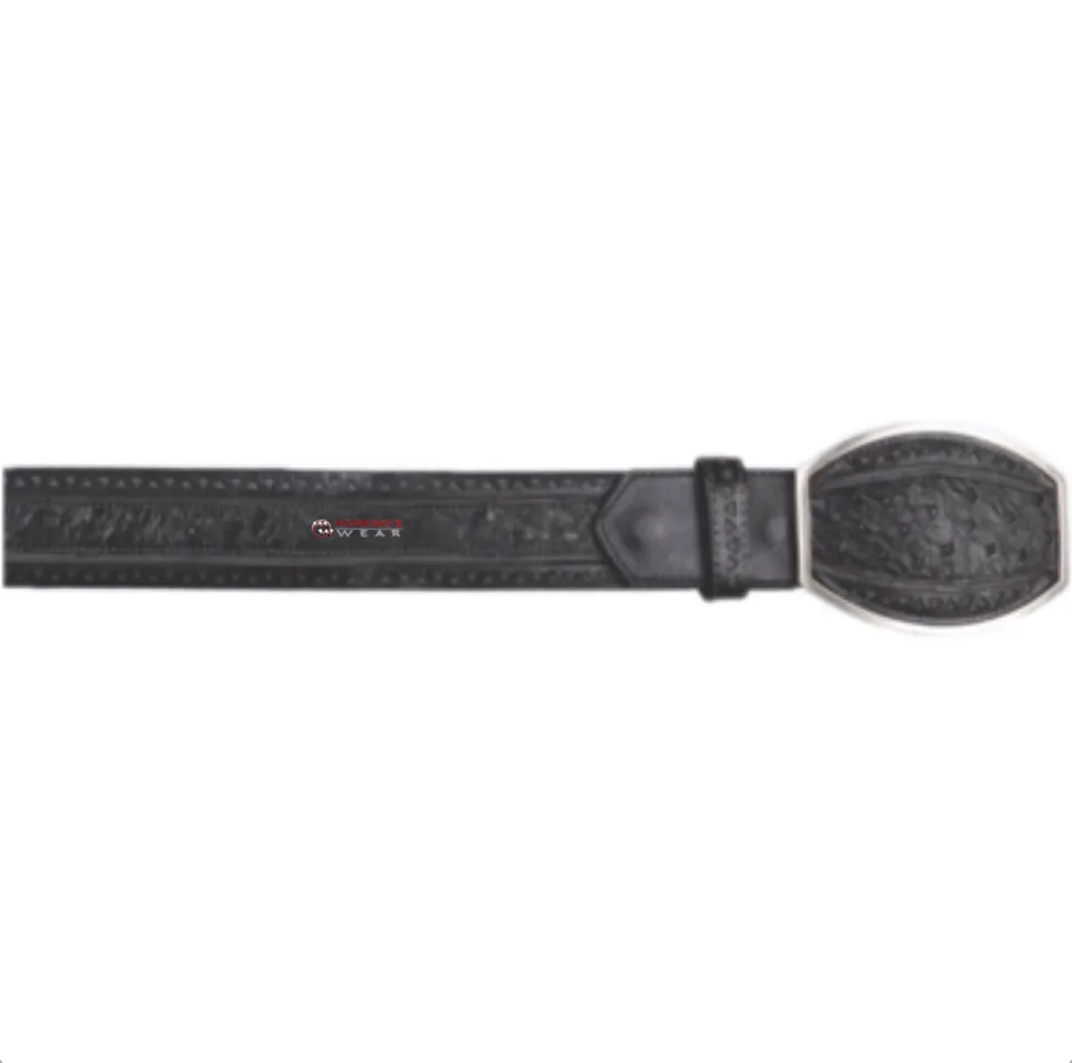 Men’s Los Altos Ostrich Laser Design Belt