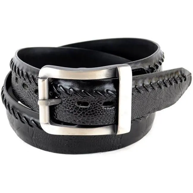 Men’s Los Altos Ostrich Leg Casual Belt