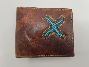 Mens Twisted X Leather Wallet