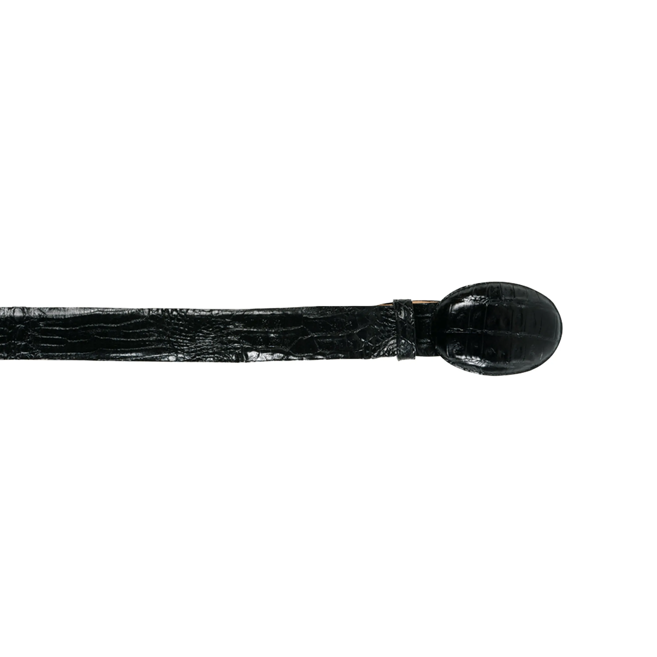 Men's Wild West Caiman Belly Belt