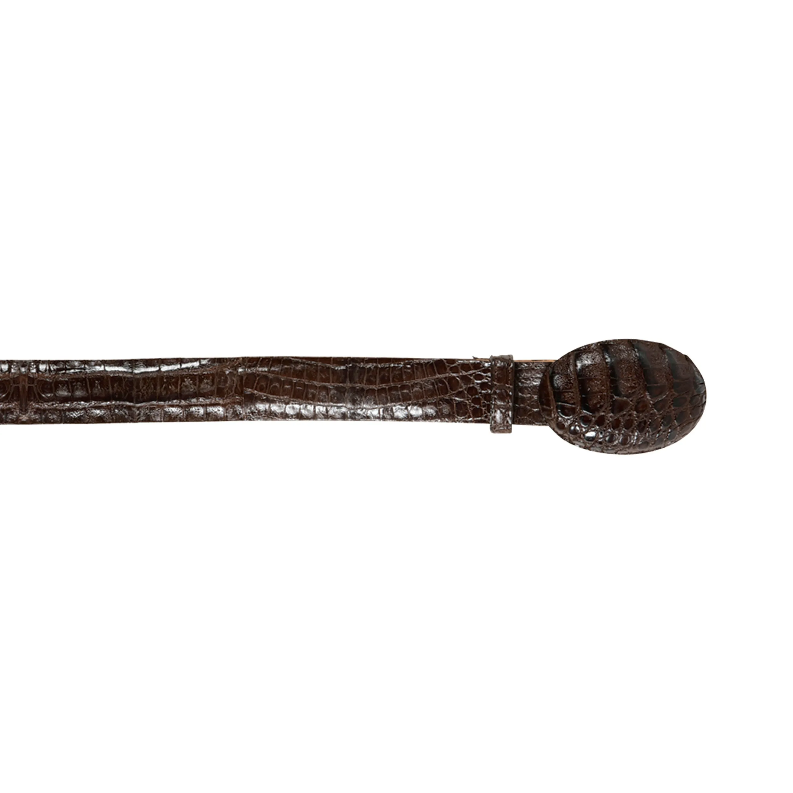 Men's Wild West Caiman Belly Belt