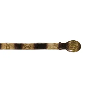 Men's Wild West Ostrich Leg Belt