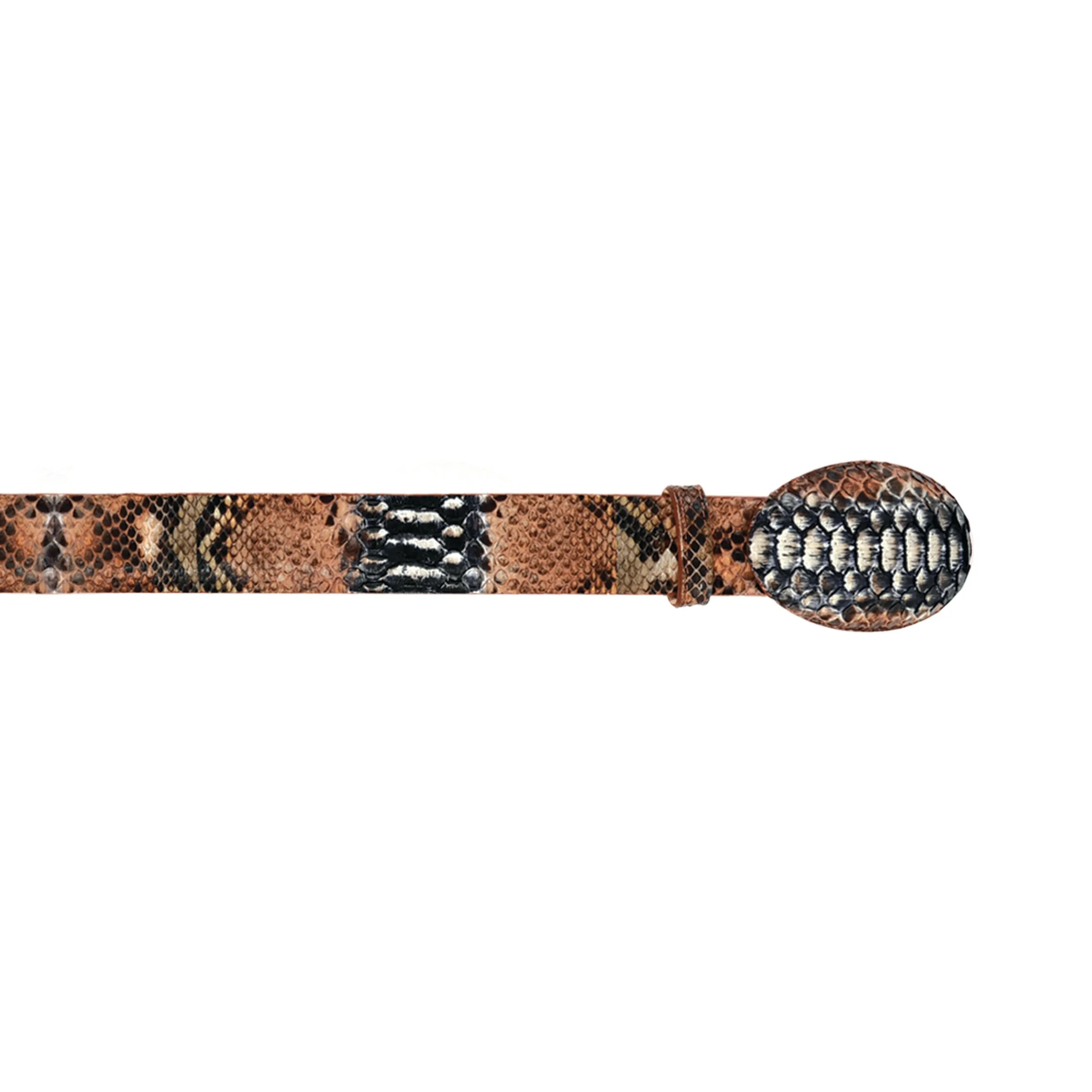 Men's Wild West Python Belt