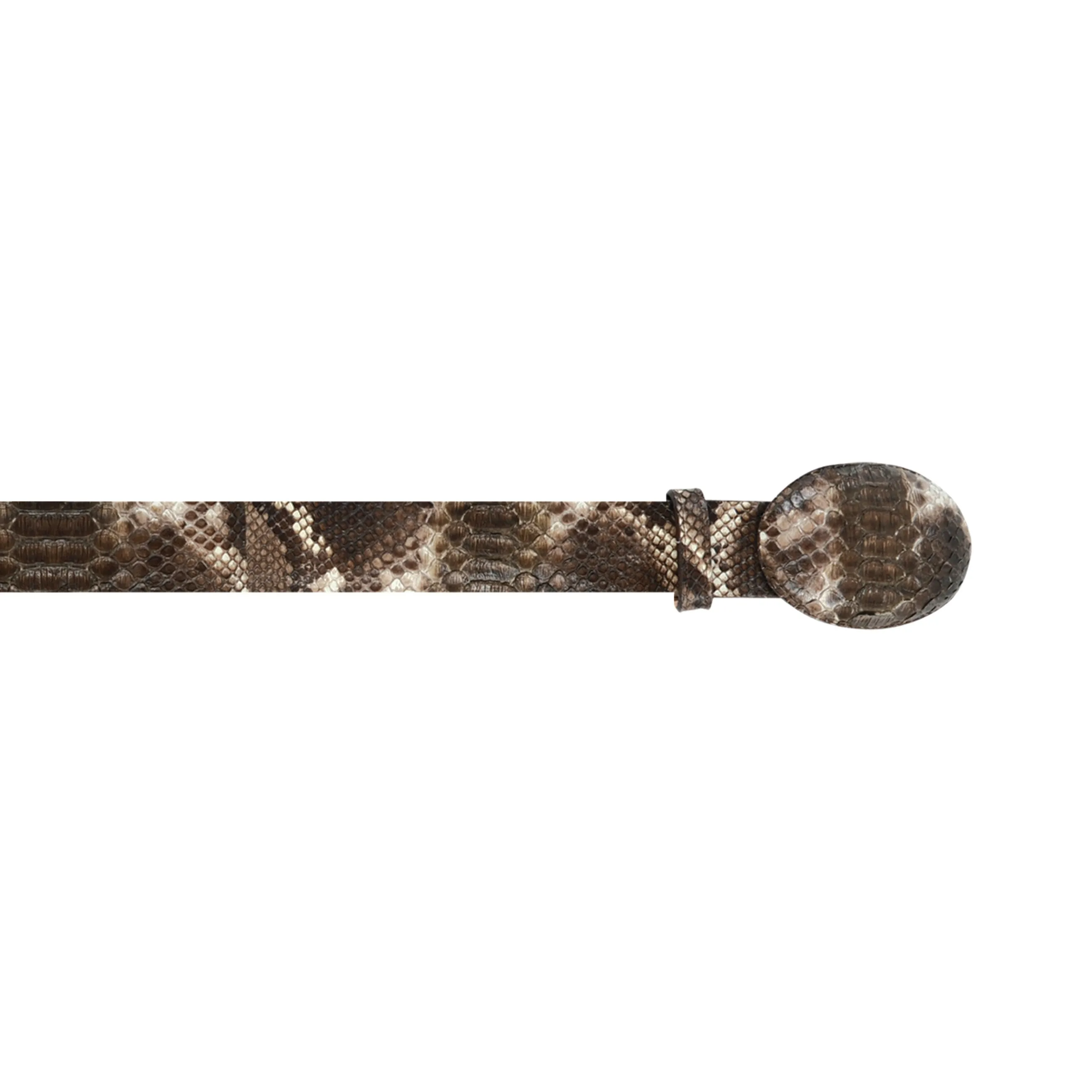 Men's Wild West Python Belt