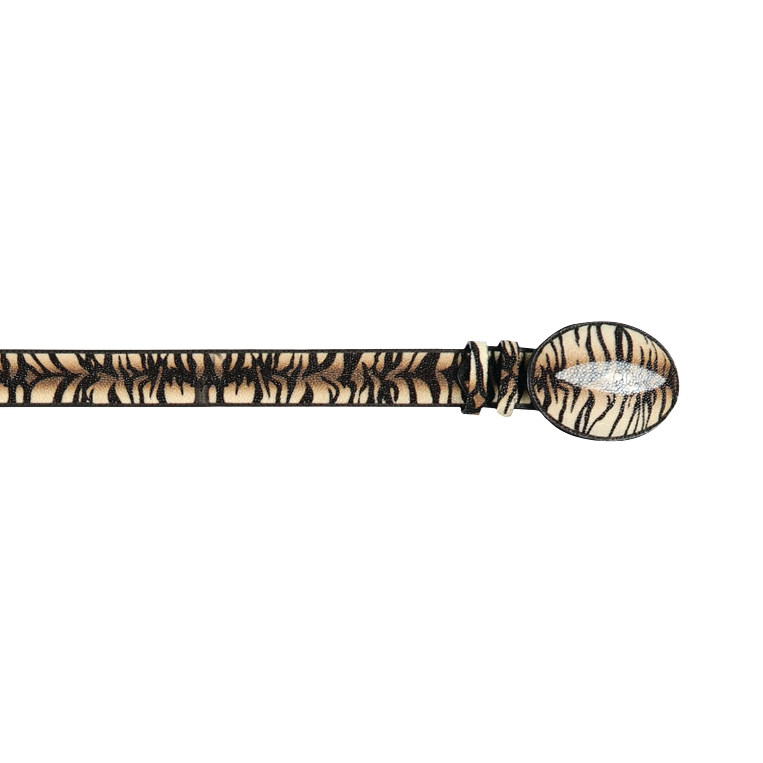 Men's Wild West Stingray Single Stone Belt