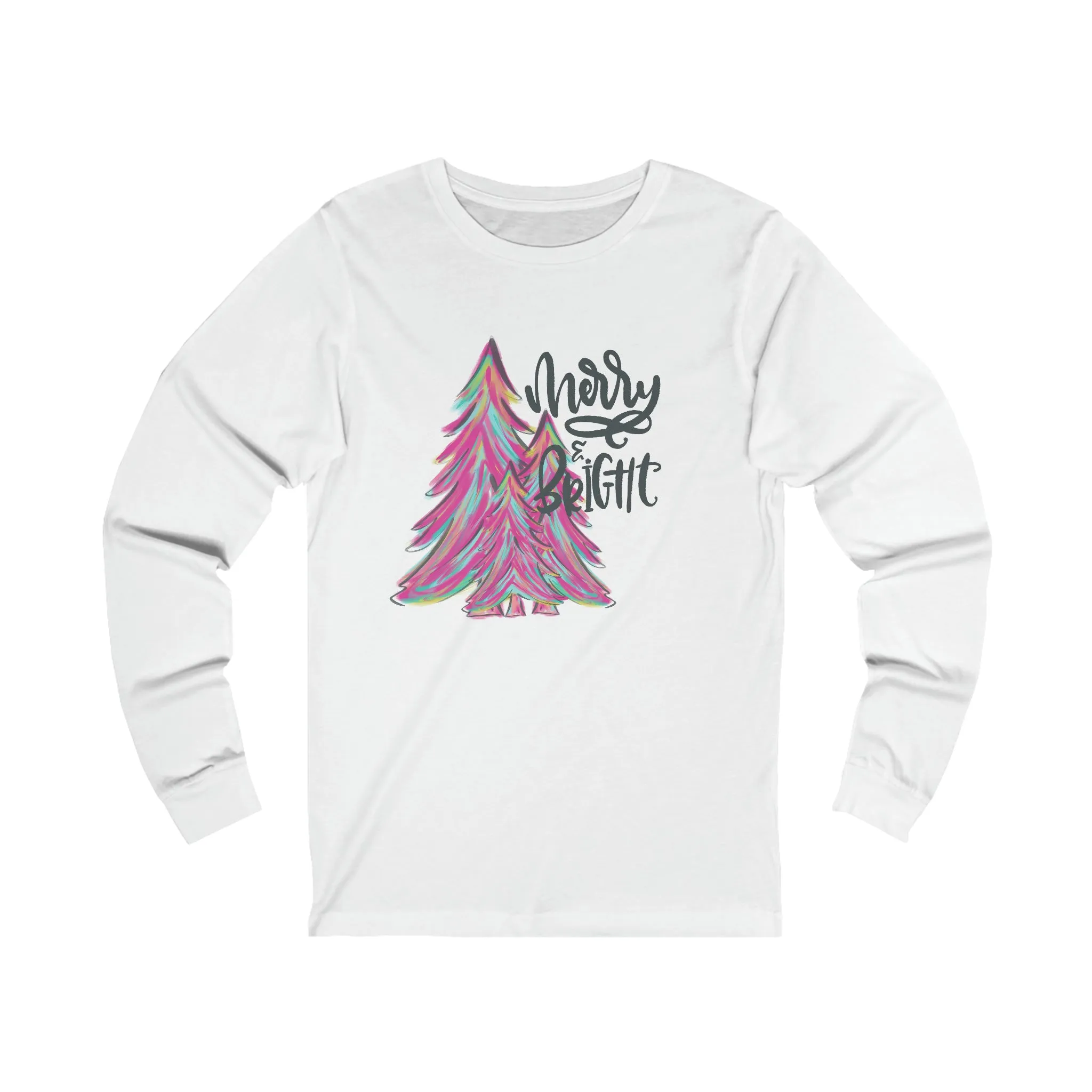 Merry & Bright Trees Pajama Top*