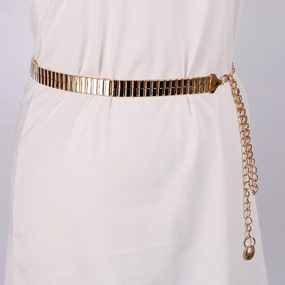 Metal Gold Chain Belt