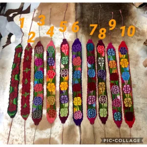 Mexican Floral Belt.Embroidered Belt, Mexican Sash Belt Solid Colorful Sash Hand Woven Boho Sash Ethnic Belt Tie Belt Dress Belt Shirt Belt