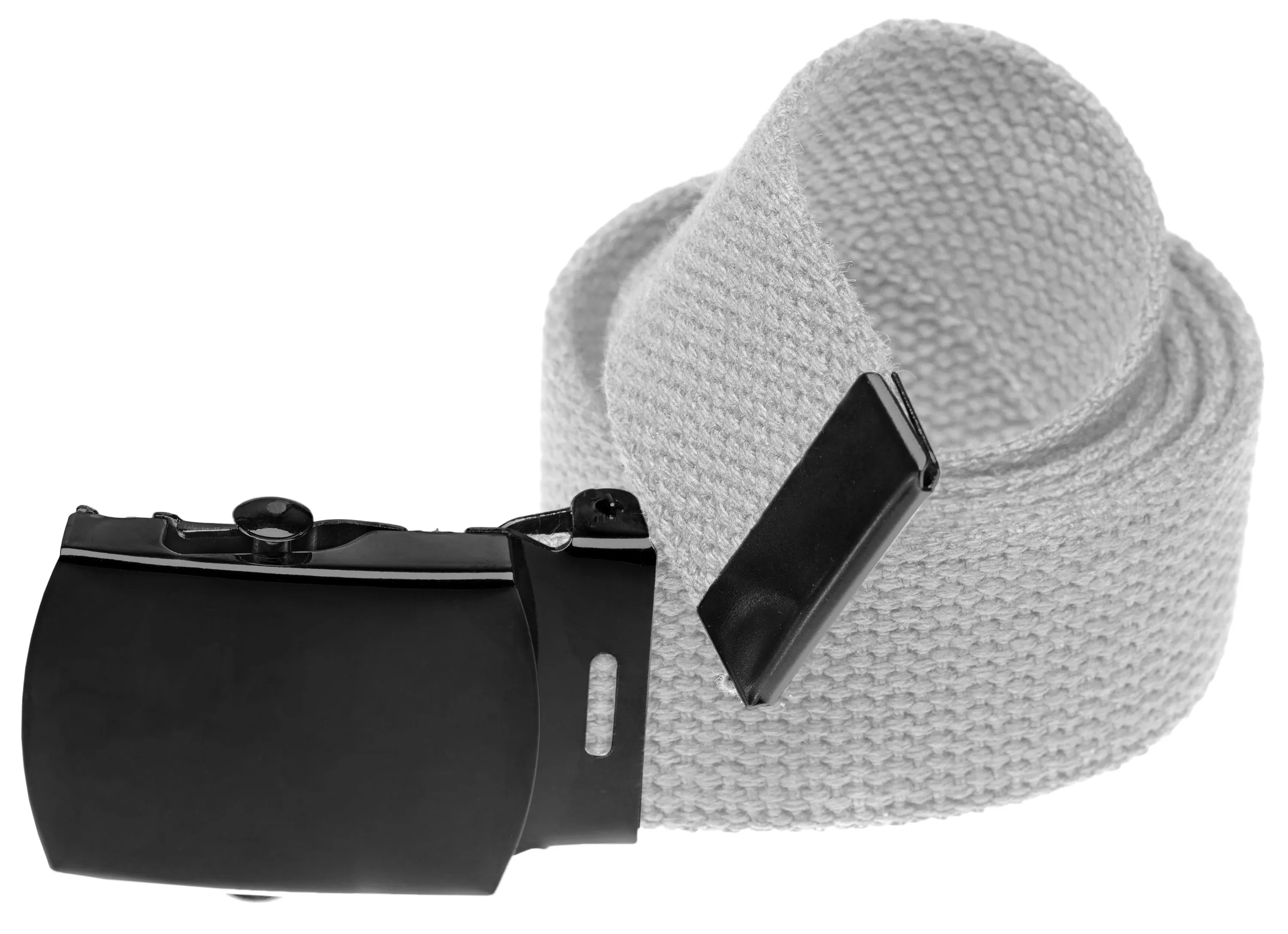 Military Style Web Belt with Black Buckle- 24 Colors!