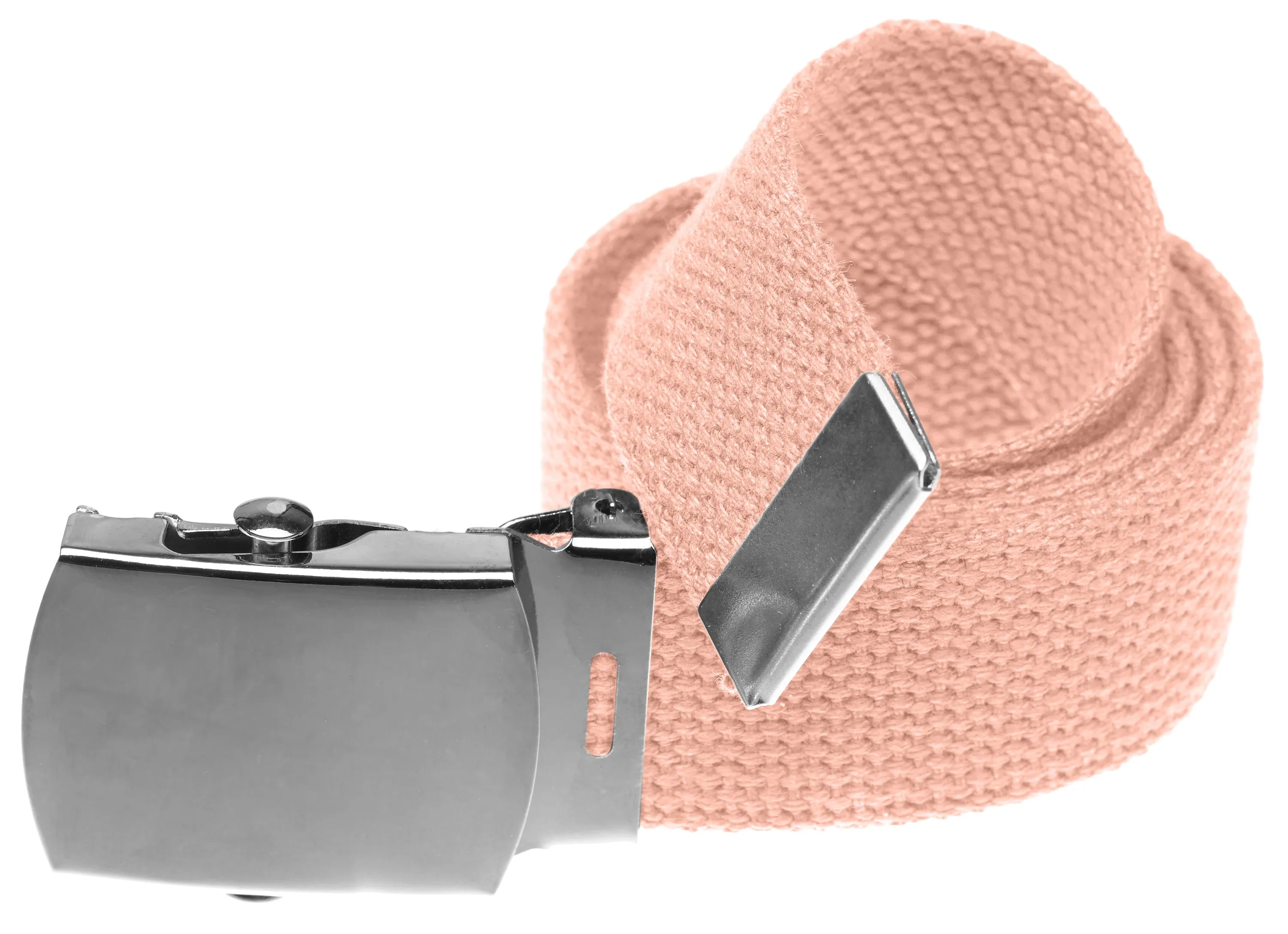Military Style Web Belt with Silver Buckle- 24 Colors!