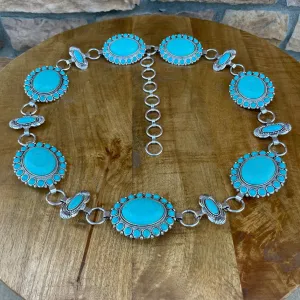Mirna Turquoise Concho Belt