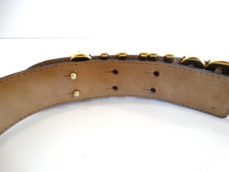 Moschino Logo Letter Belt