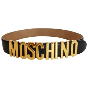 Moschino Logo Letter Belt