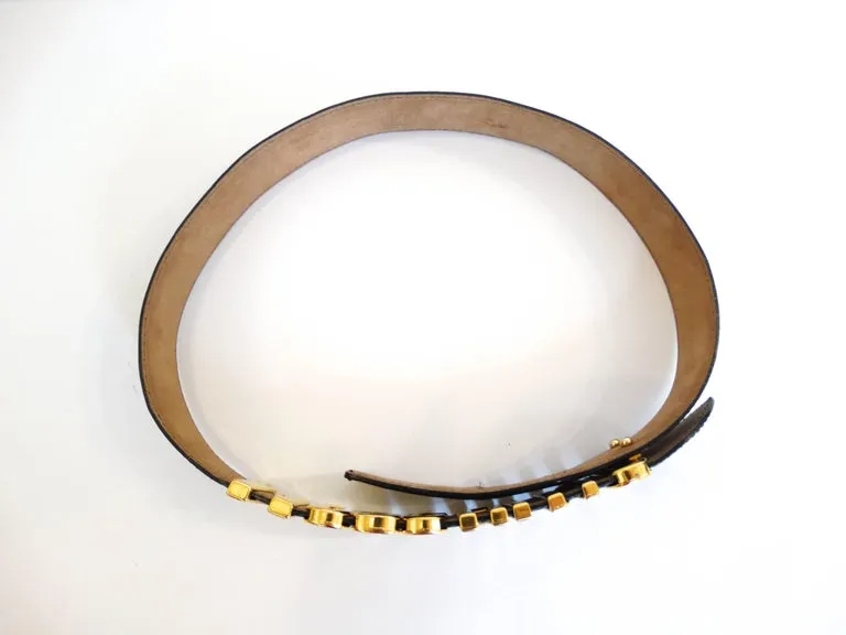 Moschino Logo Letter Belt