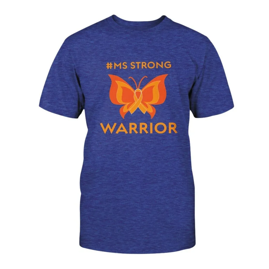 MS Strong Multiple Sclerosis Women's Strong Awareness Women's Short Sleeve Shirt Bella   Canvas Unisex T-Shirt