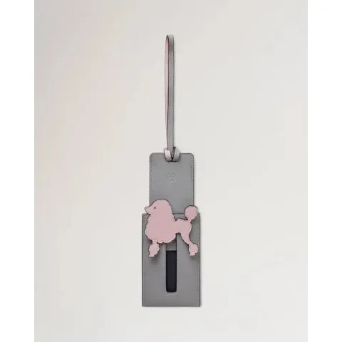 Mulberry Poodle Luggage Tag