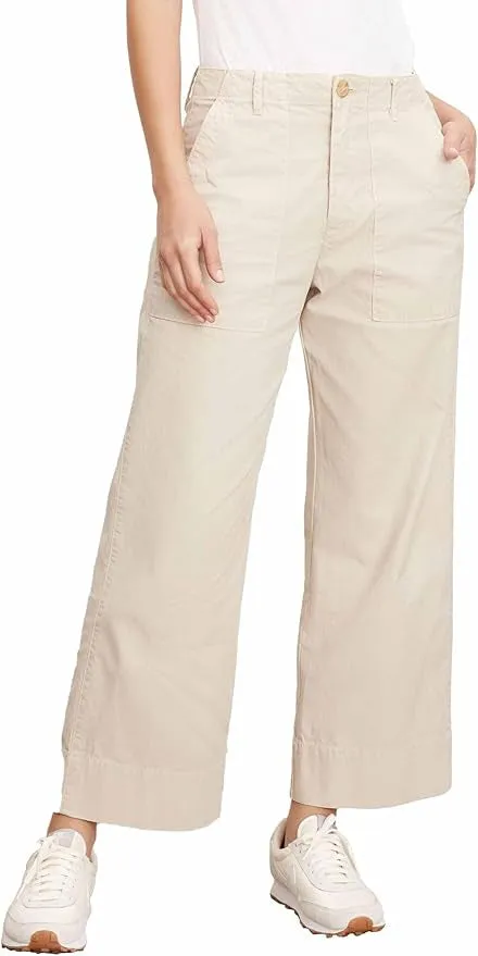 MYA Cotton Canvas Pants | Oyster