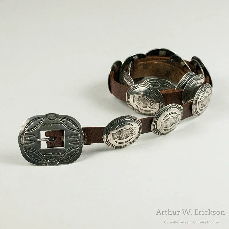 Navajo Owl Concho Belt