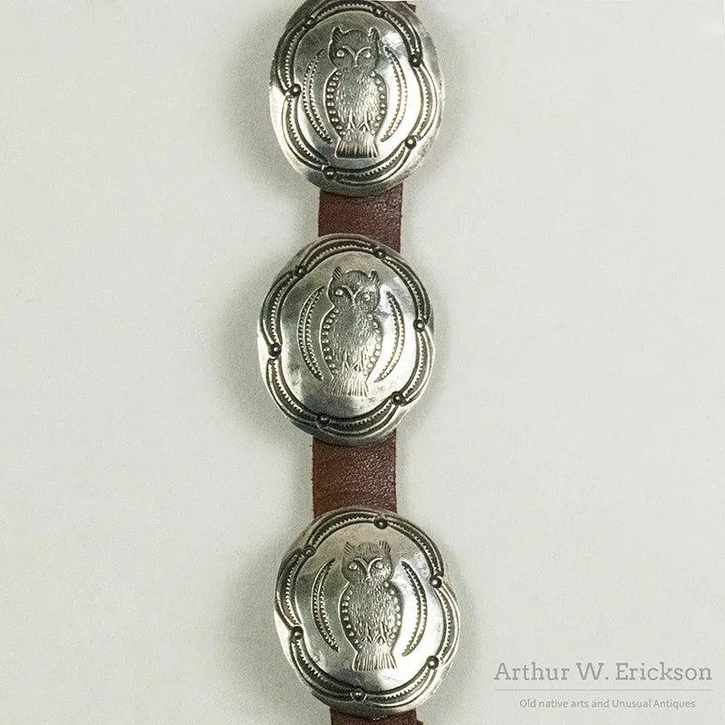 Navajo Owl Concho Belt