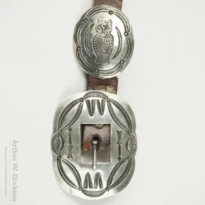 Navajo Owl Concho Belt