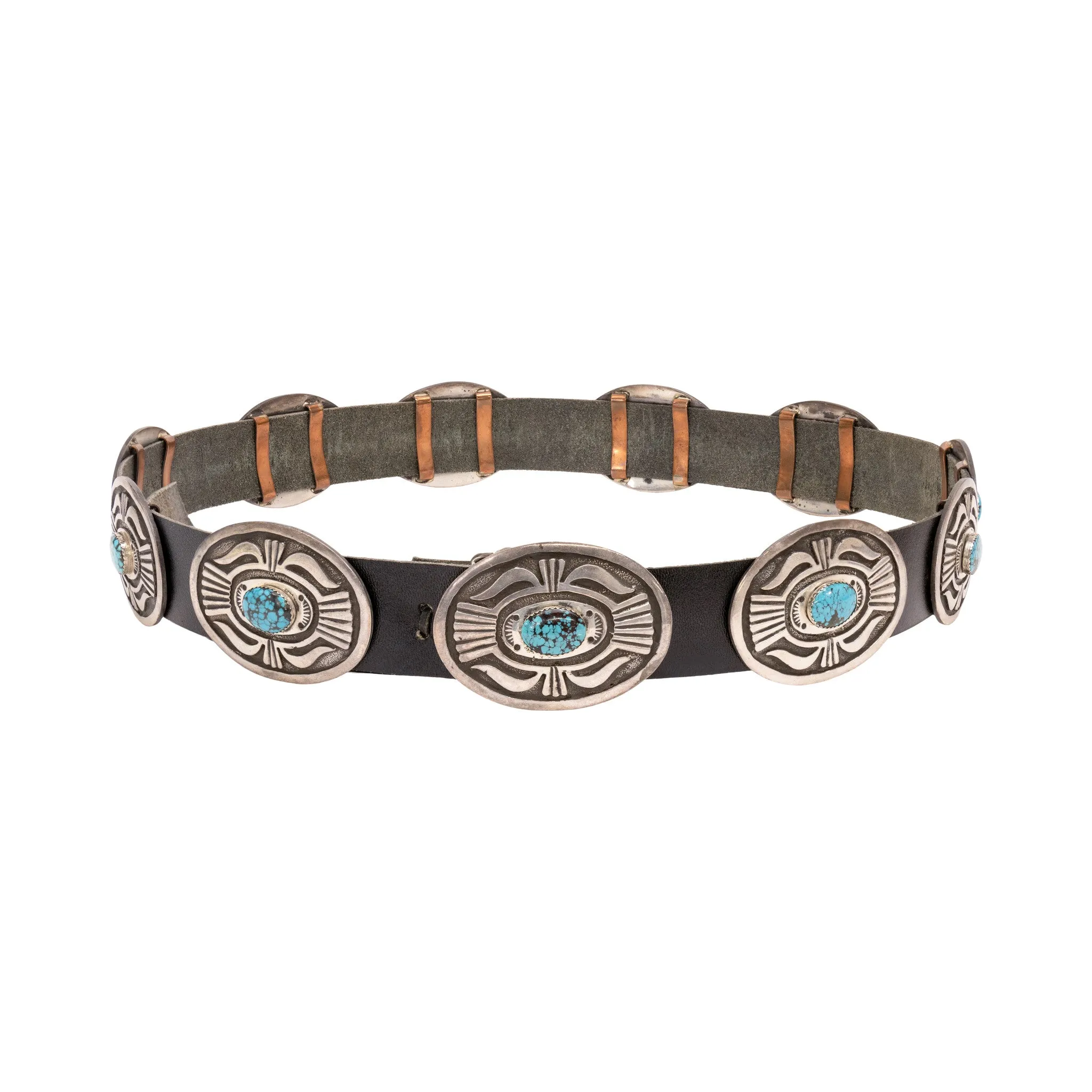 Navajo Turquoise Concho Belt
